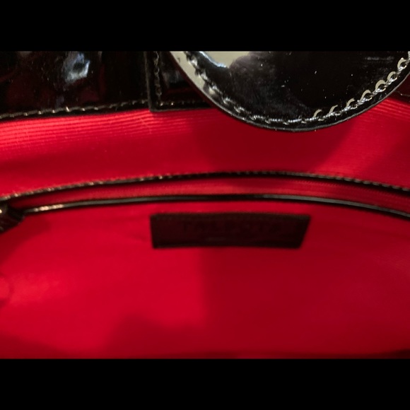 Talbots Black and Red Floral Handbag - Picture 9 of 14